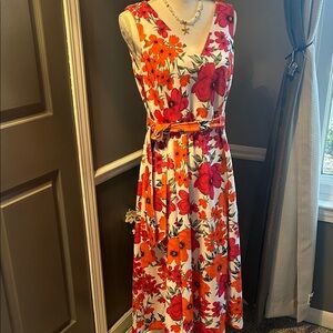 Calvin Klein floral dress
